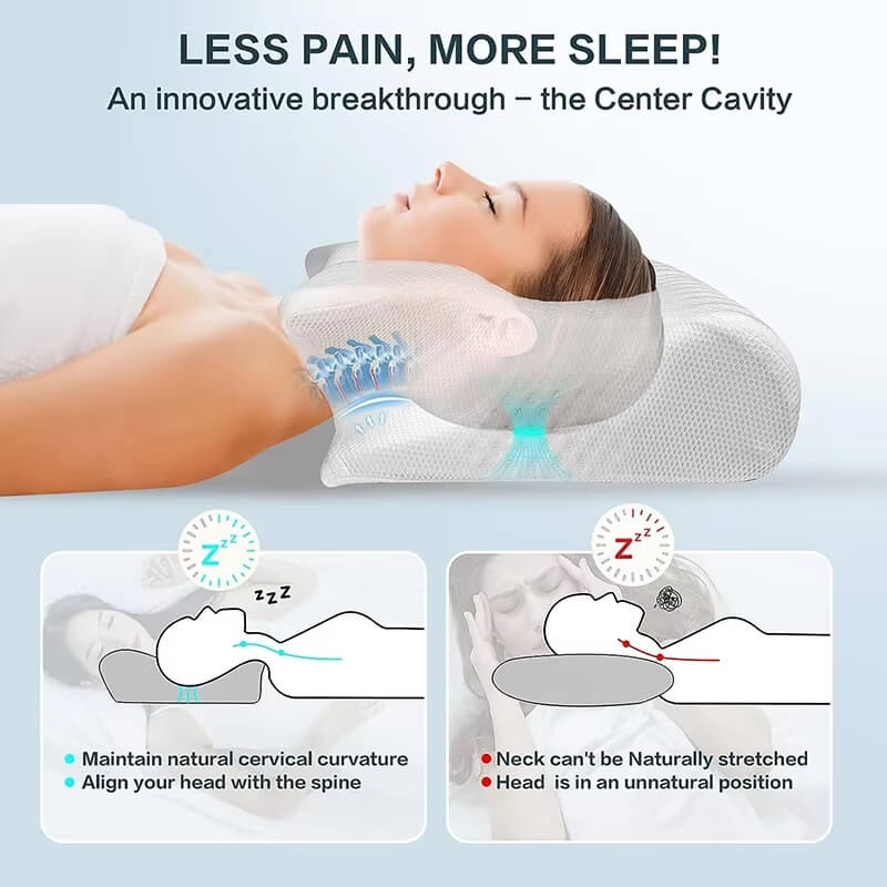 AuraComfort™ Ergonomic Pillow